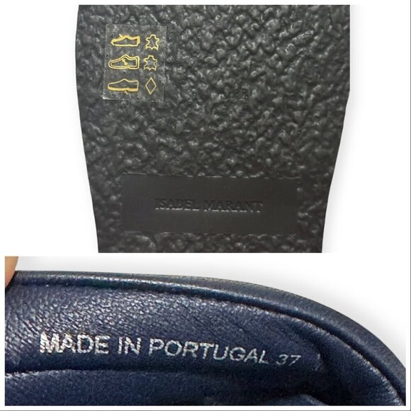 Isabel Marant Hellea Slide Sandal Electrxic Blue, EU 37 NIB - Picture 11 of 16